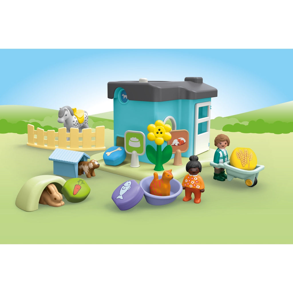 Playmobil® Junior 71690 - Tierpension mit Futterspender - Playmobil