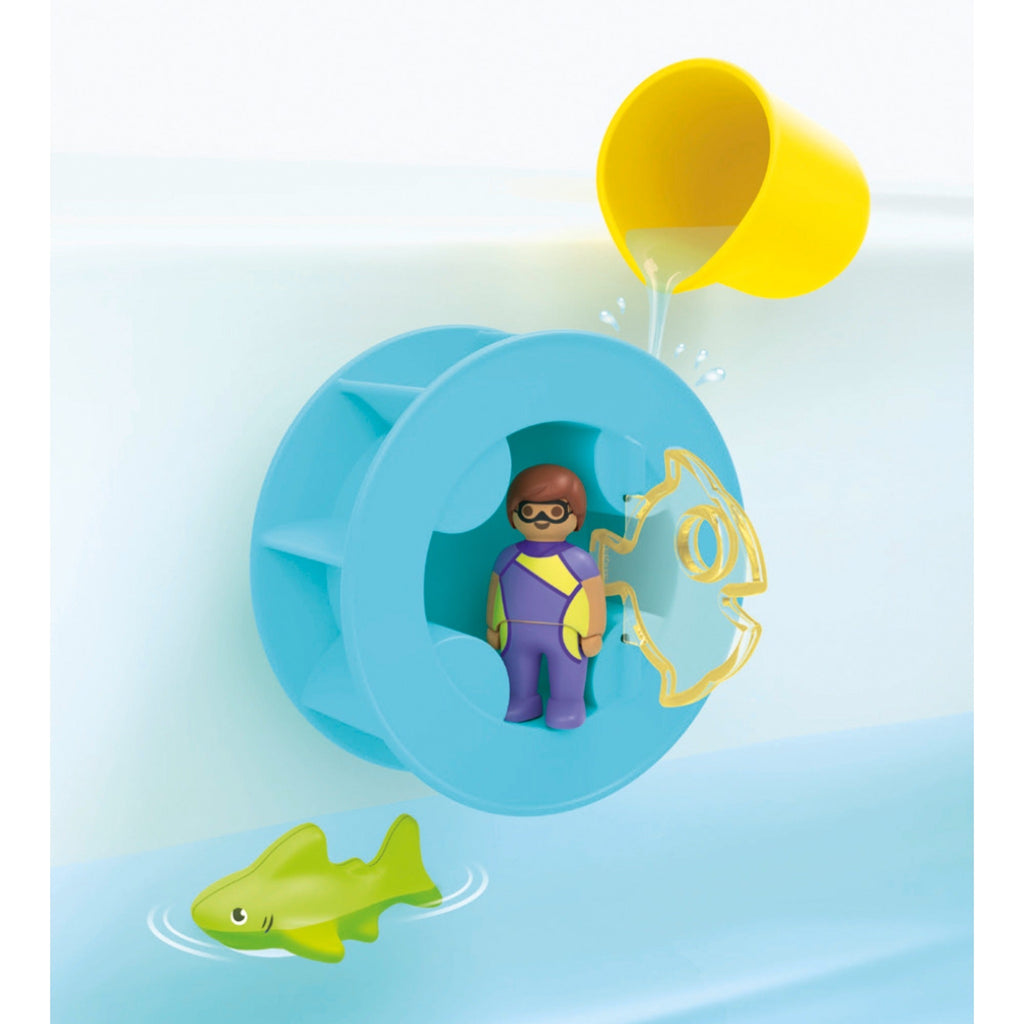 Playmobil® Junior Aqua 71688 - Wasserwirbelrad mit Babyhai - Playmobil