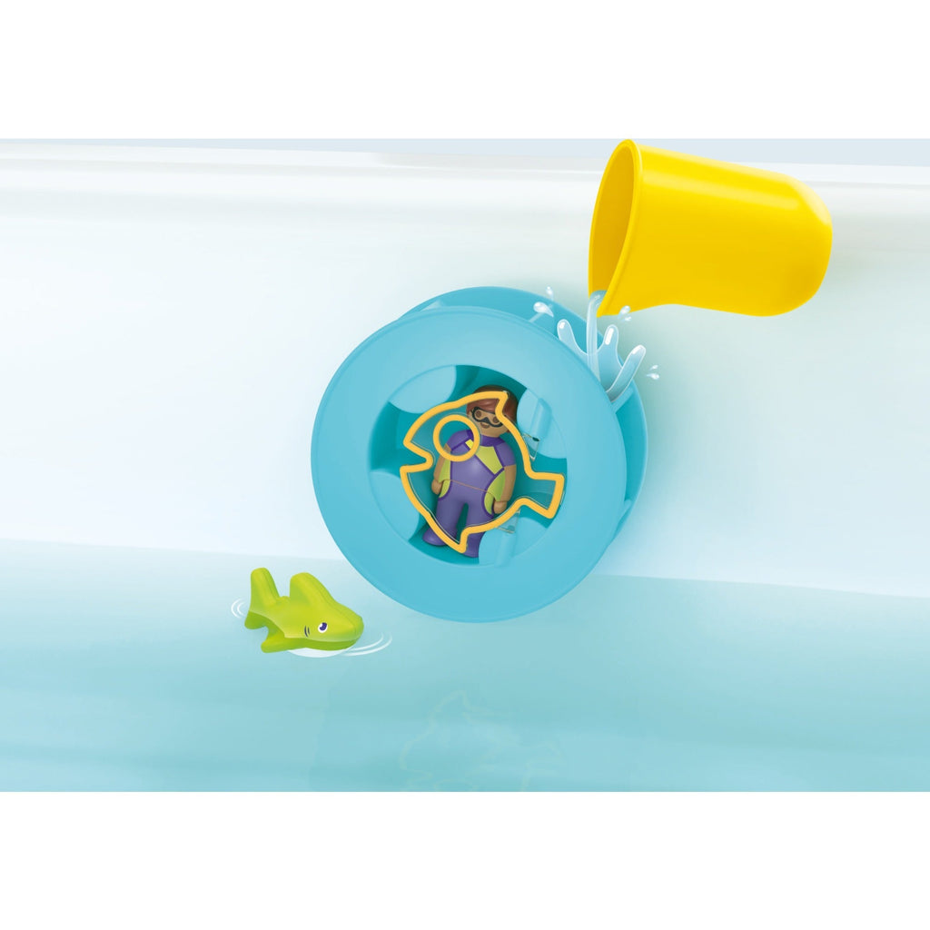 Playmobil® Junior Aqua 71688 - Wasserwirbelrad mit Babyhai - Playmobil