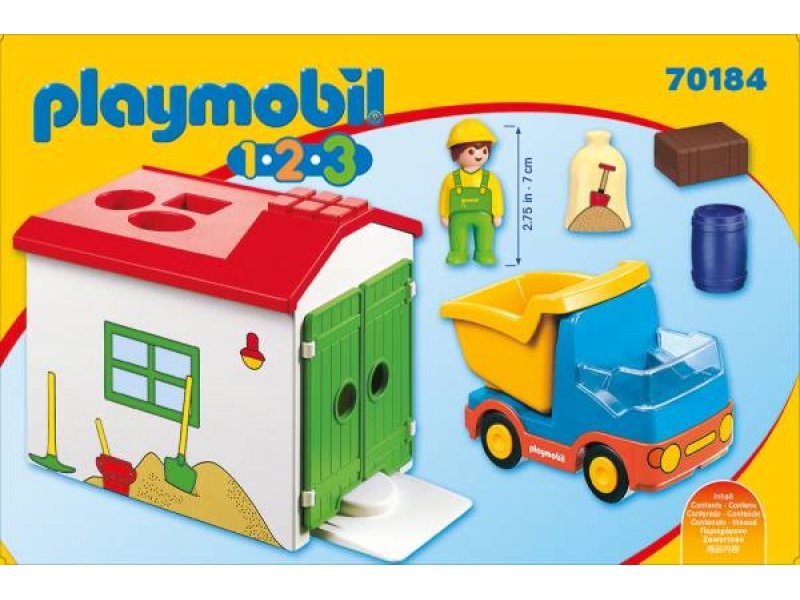 Playmobil® Junior - LKW mit Sortiergarage Garage - Playmobil