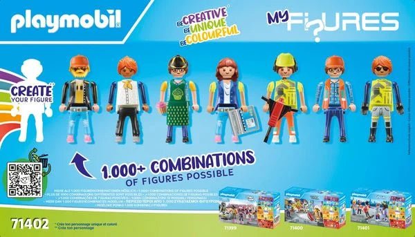PLAYMOBIL 71402 My Figures City Life mit 5 Figuren & Zubehör individuell kombinierbar