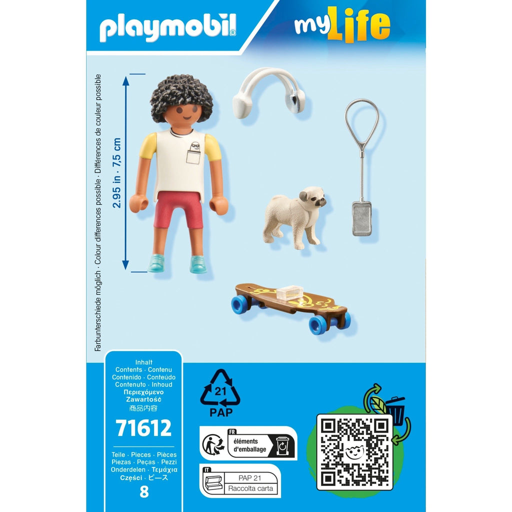 Playmobil® My Life 71612 - My Figures: Junge mit Hund - Playmobil