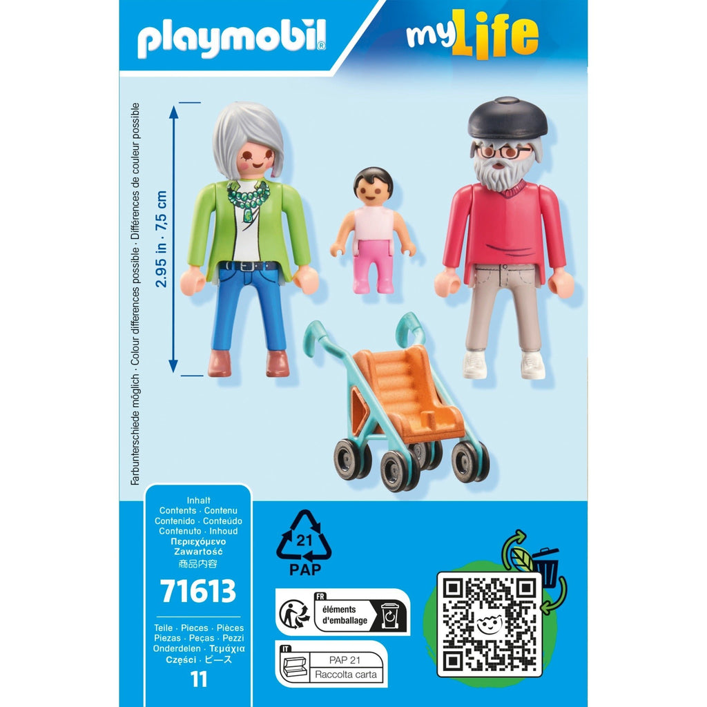 Playmobil® My Life 71613 - My Figures: Großeltern mit Baby - Playmobil