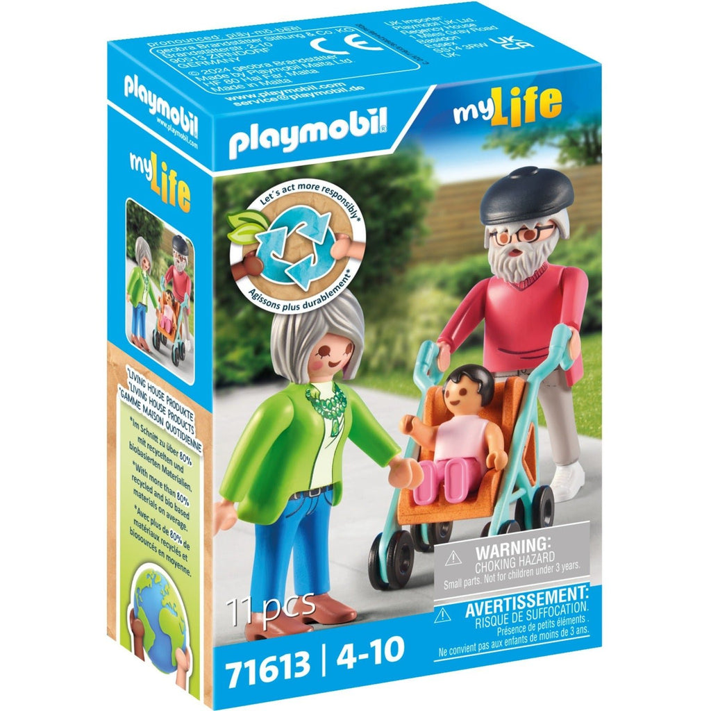 Playmobil® My Life 71613 - My Figures: Großeltern mit Baby - Playmobil