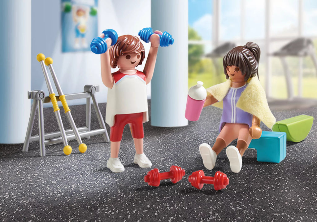 Playmobil Fitnesstraining mit Heimtrainer, Stepper & Zubehör