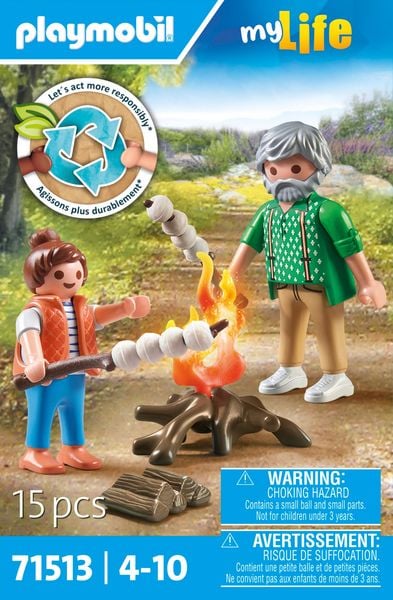 Playmobil® My Life - Lagerfeuer mit Marshmallows - Playmobil