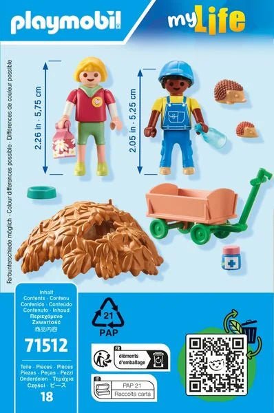 Playmobil® My Life - Pflege der Igelfamilie - Playmobil