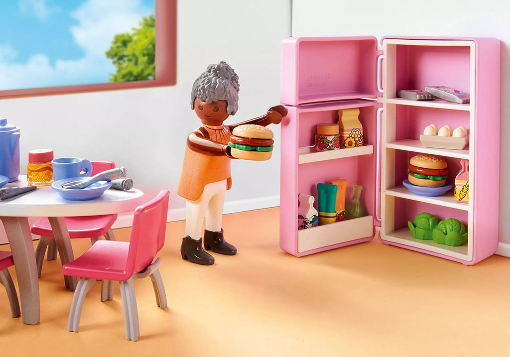 PLAYMOBIL 71608 Küche mit Essplatz & Zubehör für Wohnhaus