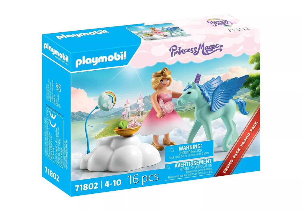 Playmobil Pegasus-Geburtstag – Prinzessin mit Fohlen & Luftballon