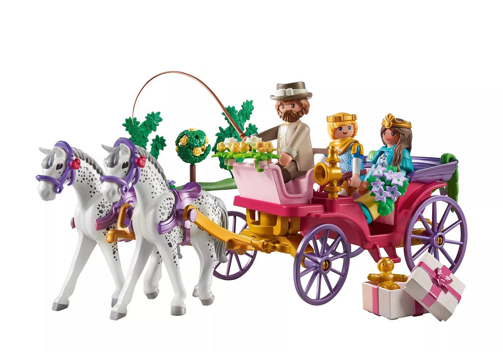 Playmobil Kutschfahrt Prinzessin & Prinz – Pferdekutsche mit Zubehör ab 4