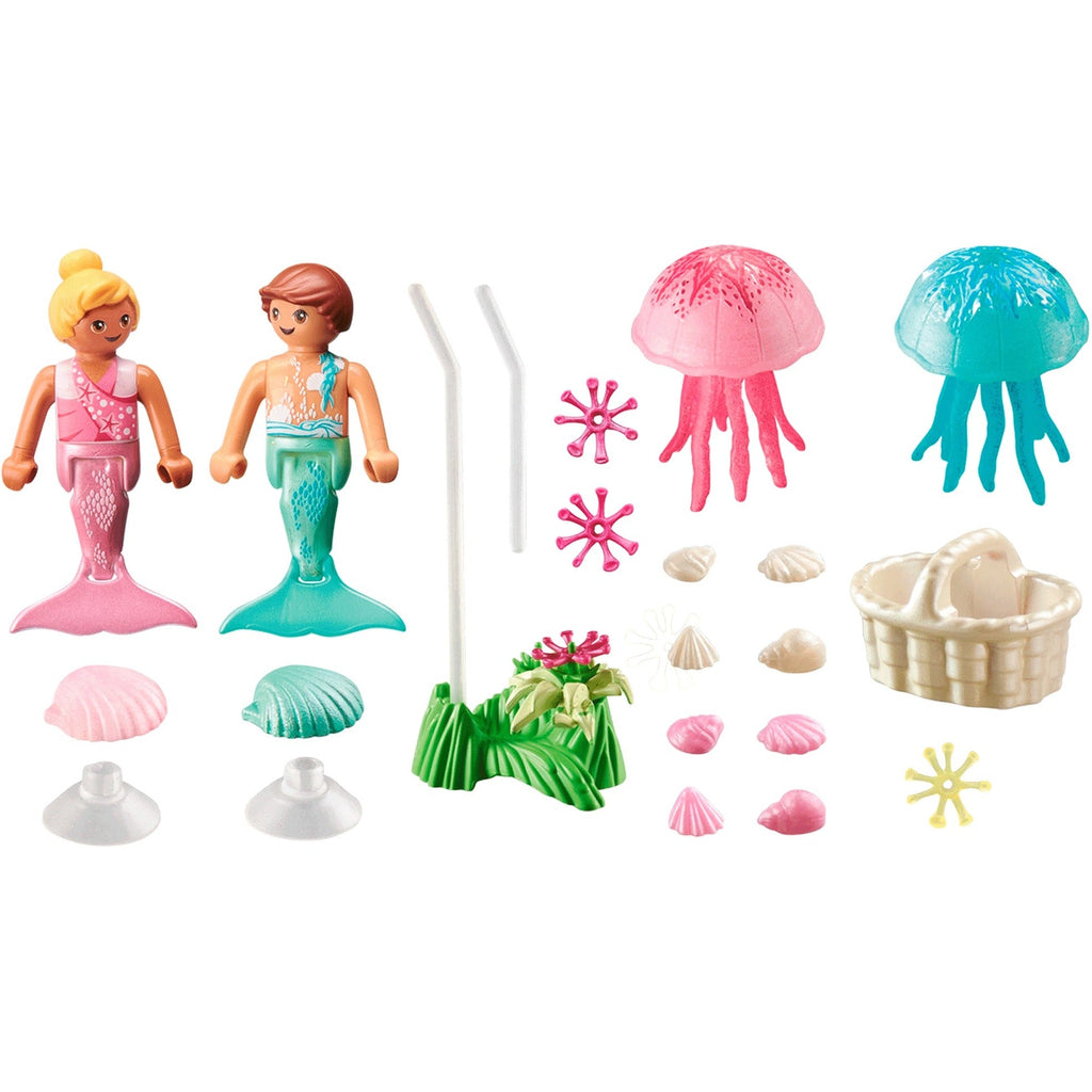 Playmobil® Princess Magic - Meerjungfrauen Kinder mit Quallen - Playmobil