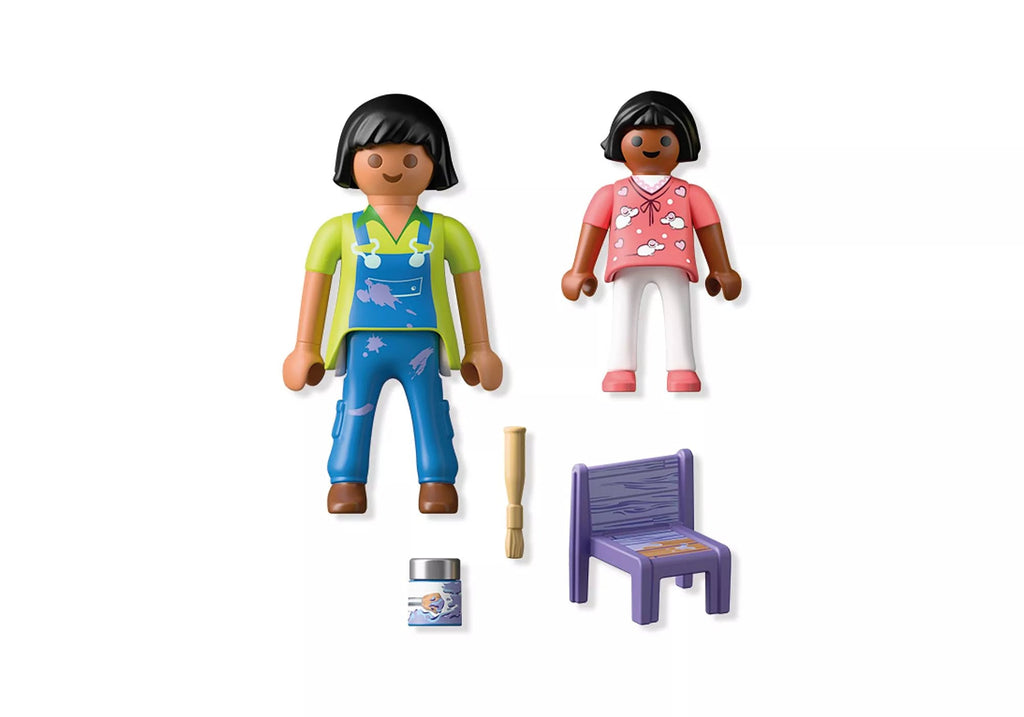 Zwei Figuren mit Malzubehör Playmobil 71881