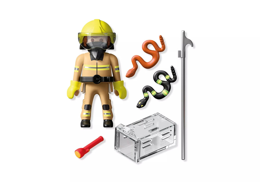 Playmobil Schlangenrettung mit Feuerwehrmann 71882
