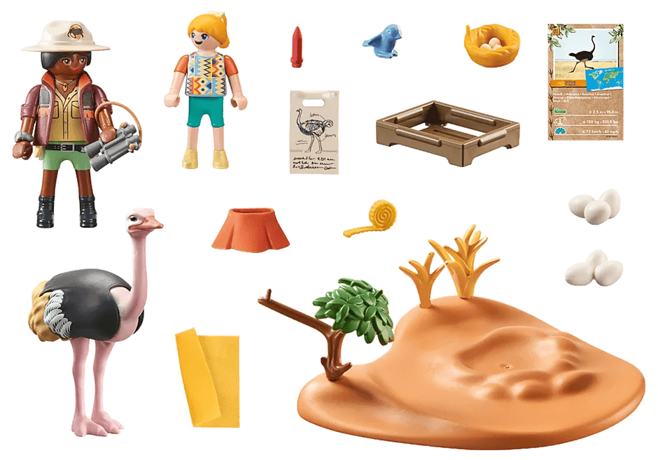 Playmobil® Wiltopia - Zu Gast bei Papa Strauß - Playmobil