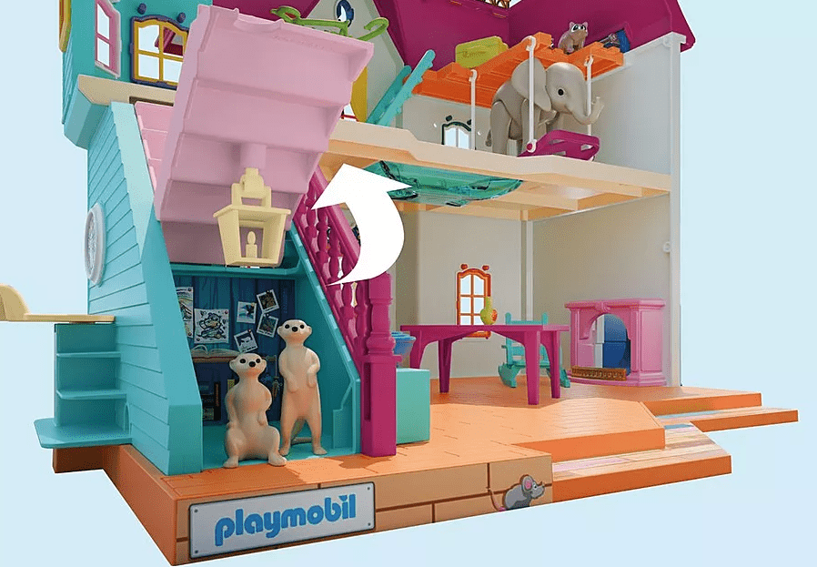 Spielset Playmobil Tiervilla mit Möbeln und Accessoires