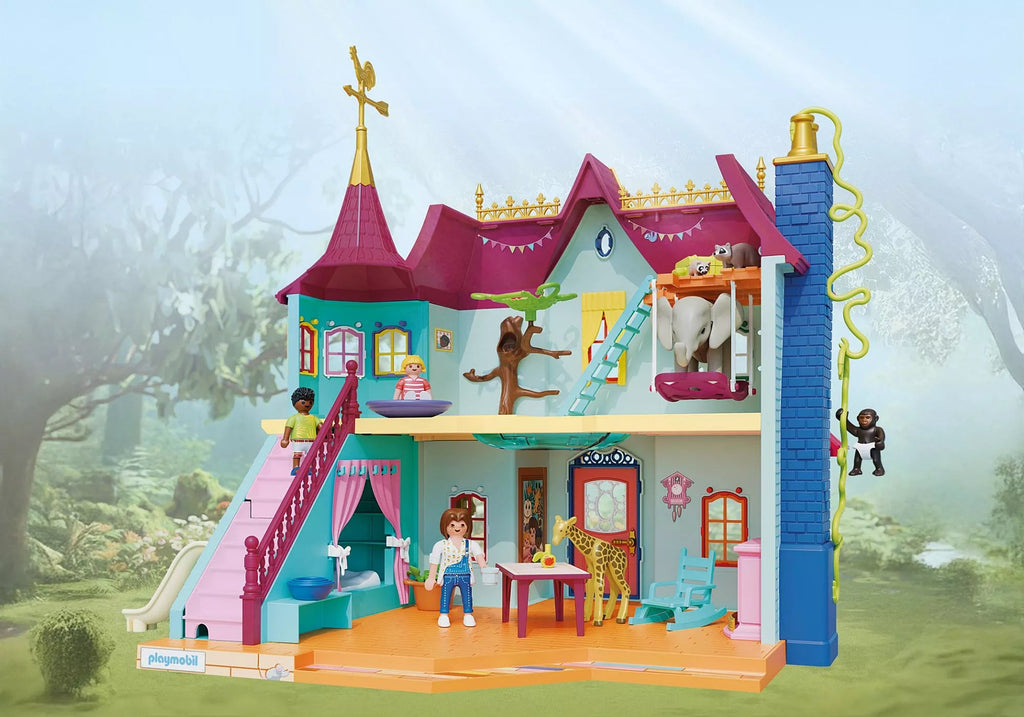 Playmobil Tiervilla buntes Haus mit vielen Tieren ab 4 Jahren