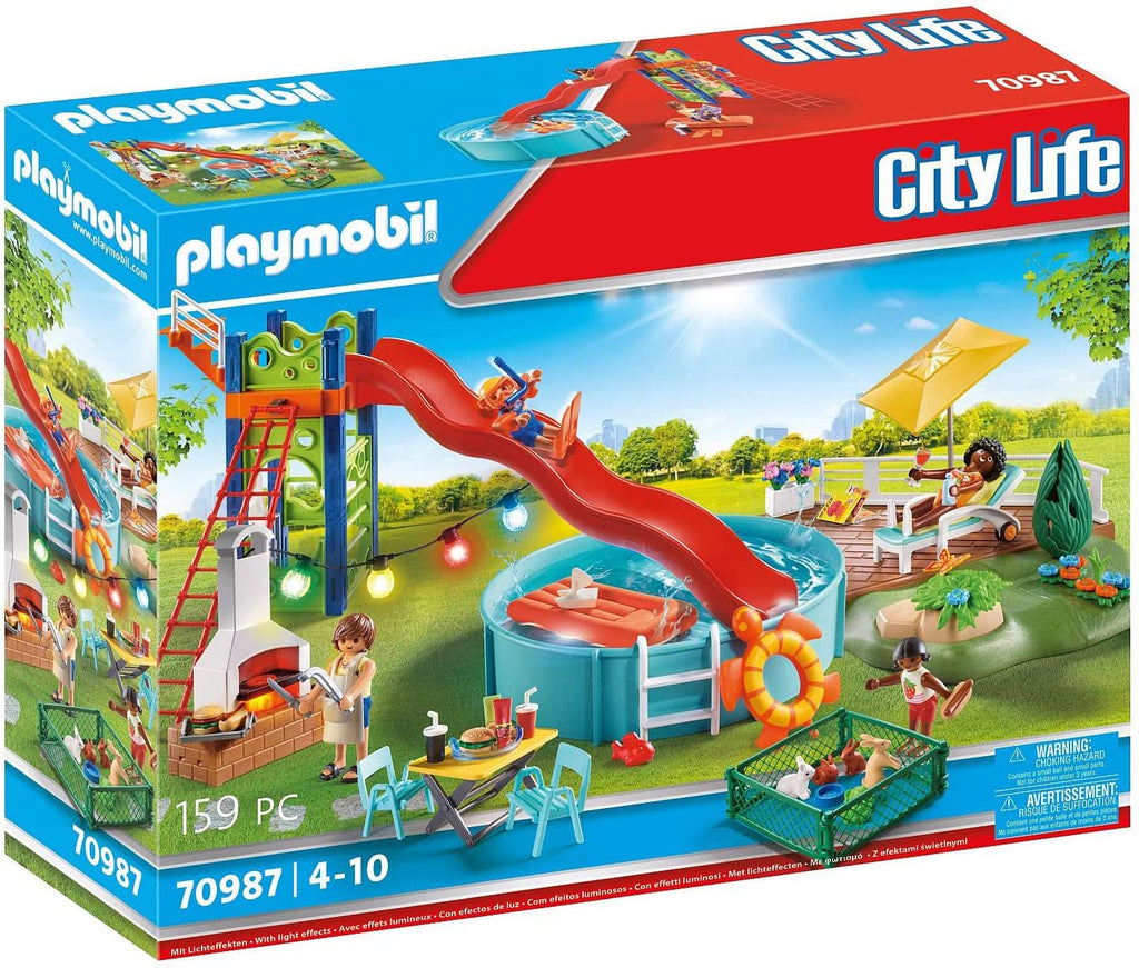 Playmobil®City Life - Poolparty mit Rutsche - Playmobil