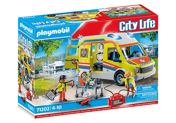 Playmobil®City Life - Rettungswagen mit Licht und Sound - Playmobil