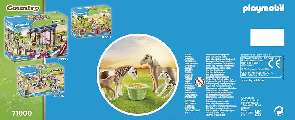 Playmobil®Country - 2 Island Ponys mit Fohlen - Playmobil