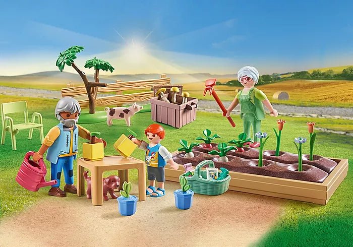 Playmobil®Country - Idyllischer Gemüsegarten bei den Großeltern - Playmobil