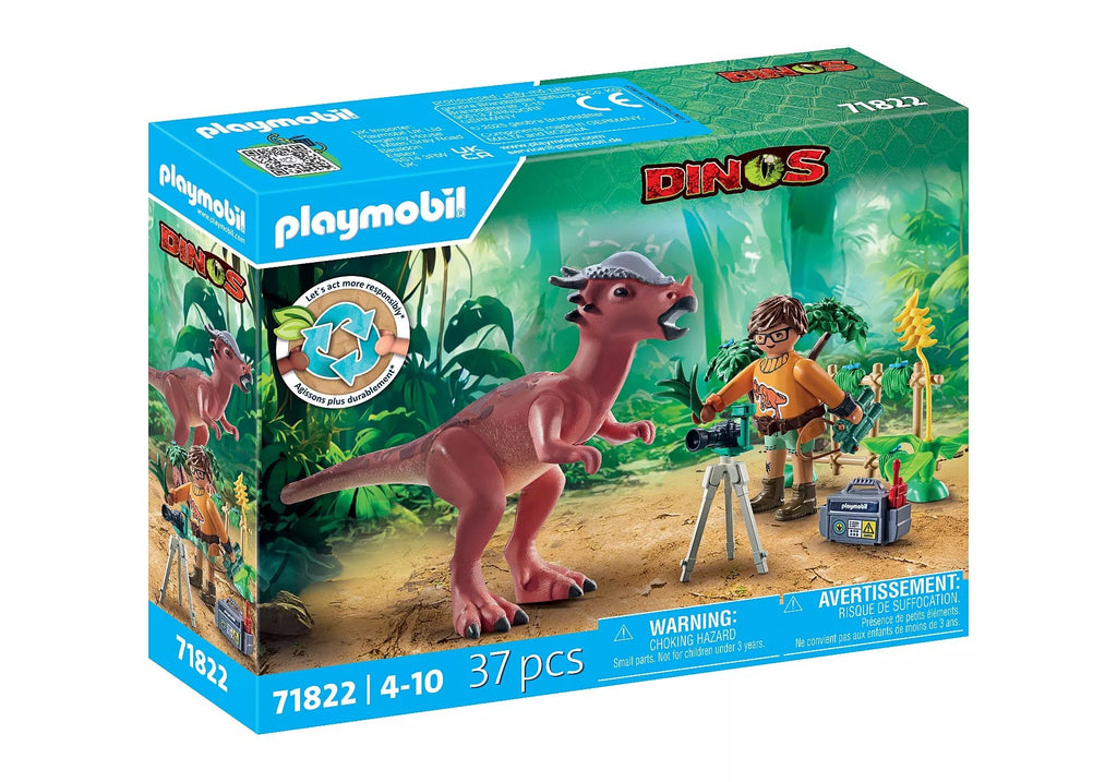 Playmobil Stygimoloch Beobachtung – Dino-Set mit Forscher & Zubehör ab 4