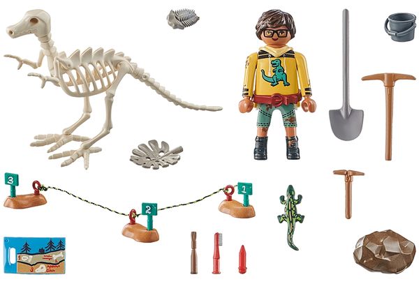 Playmobil®Dinos - Ausgrabungsstätte mit Dino - Skelett - Playmobil