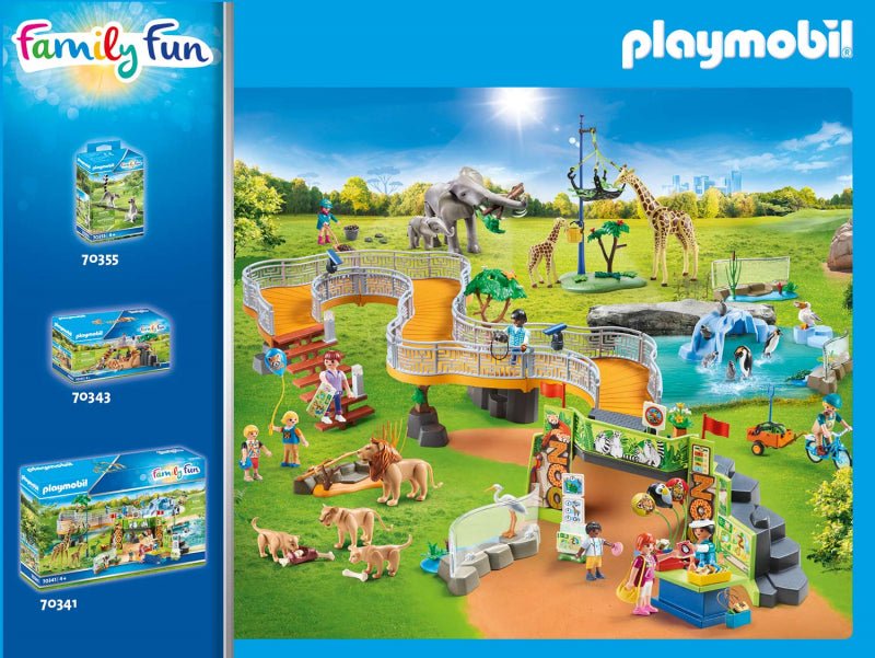 Playmobil®Family Fun - Erweiterungsset Erlebnis Zoogehege - Playmobil