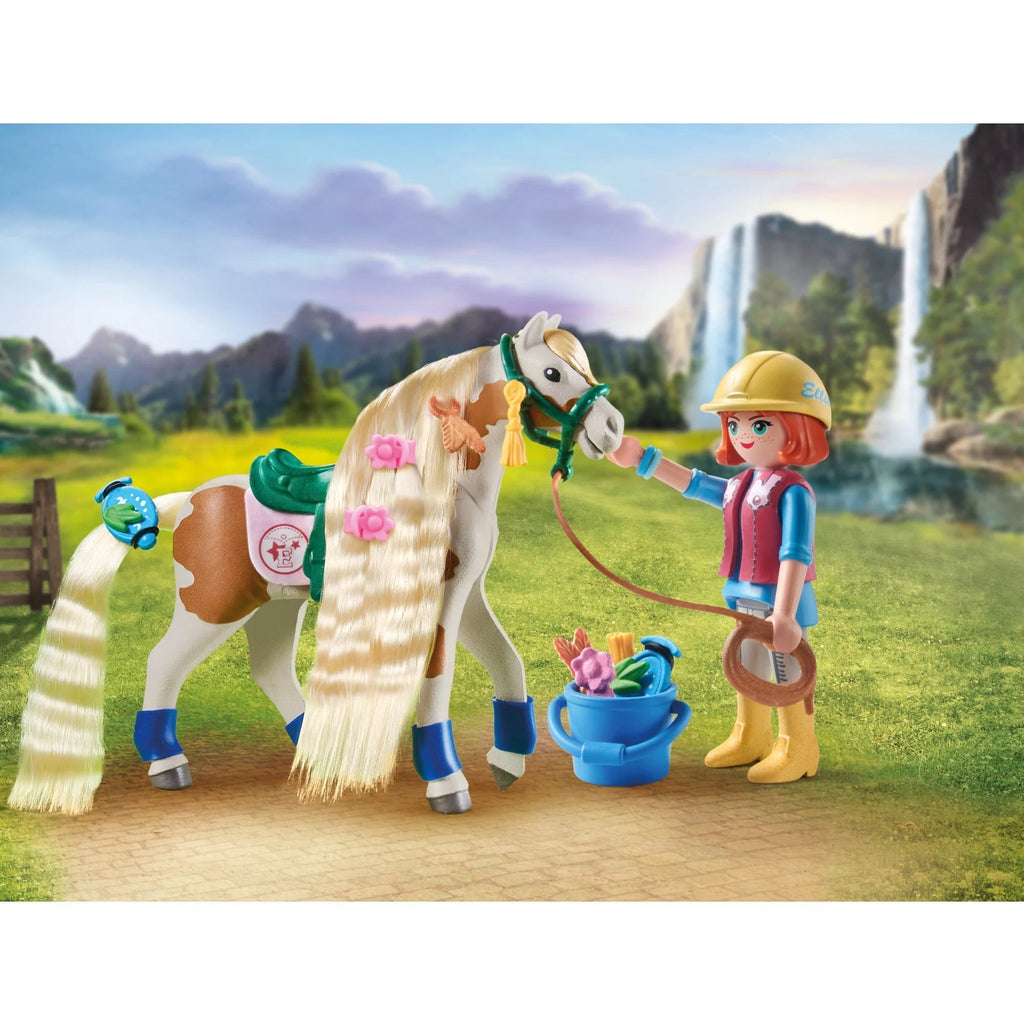 Playmobil®Horses of Waterfall 71639 - Ellie & Pferd mit Kreppeisen - Playmobil