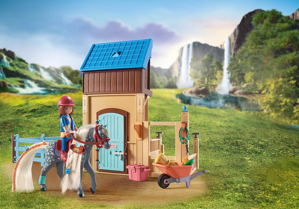 Playmobil®Horses of Waterfall - Amelia & Whisper mit Pferdebox - Playmobil