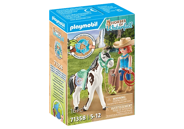 Playmobil®Horses of Waterfall - Ellie & Sawdust mit Westernübung - Playmobil