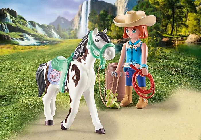 Playmobil®Horses of Waterfall - Ellie & Sawdust mit Westernübung - Playmobil