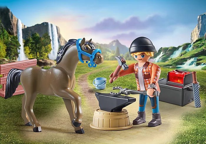 Playmobil®Horses of Waterfall - Hufschmied Ben & Achilles - Playmobil