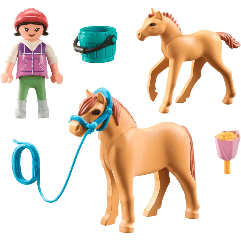 Playmobil®Horses of Waterfall - Kind mit Pony und Fohlen - Playmobil