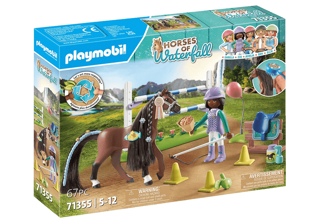 Playmobil®Horses of Waterfall - Zoe & Blaze mit Turnierparcours - Playmobil