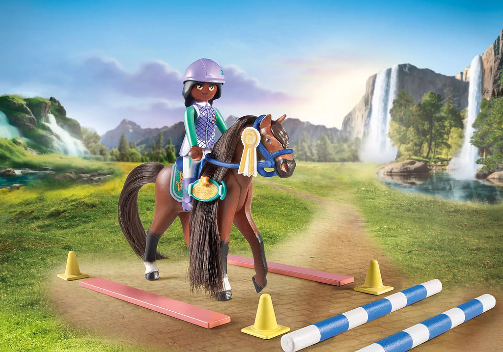 Playmobil®Horses of Waterfall - Zoe & Blaze mit Turnierparcours - Playmobil