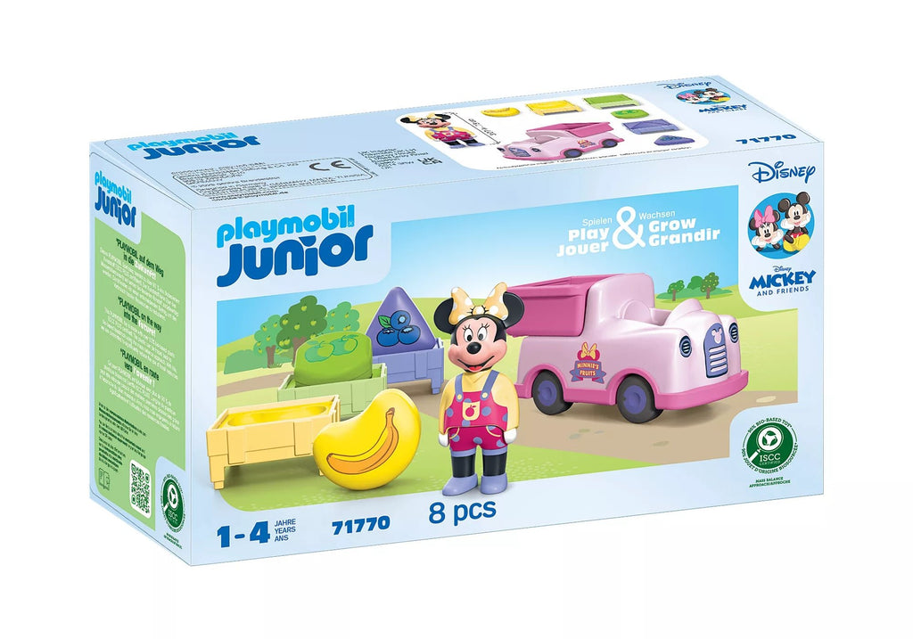 Minnie Maus Obst-Transporter mit Sortierspiel für Kleinkinder ab 1 Jahr