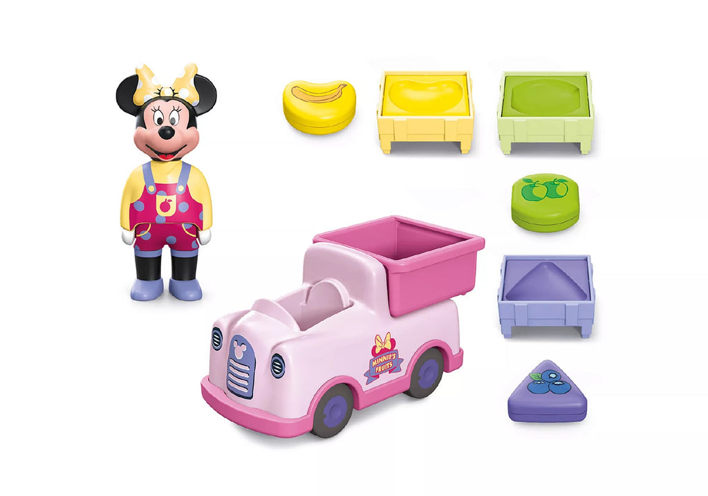 Minnie Maus Obst-Transporter mit Sortierspiel für Kleinkinder ab 1 Jahr
