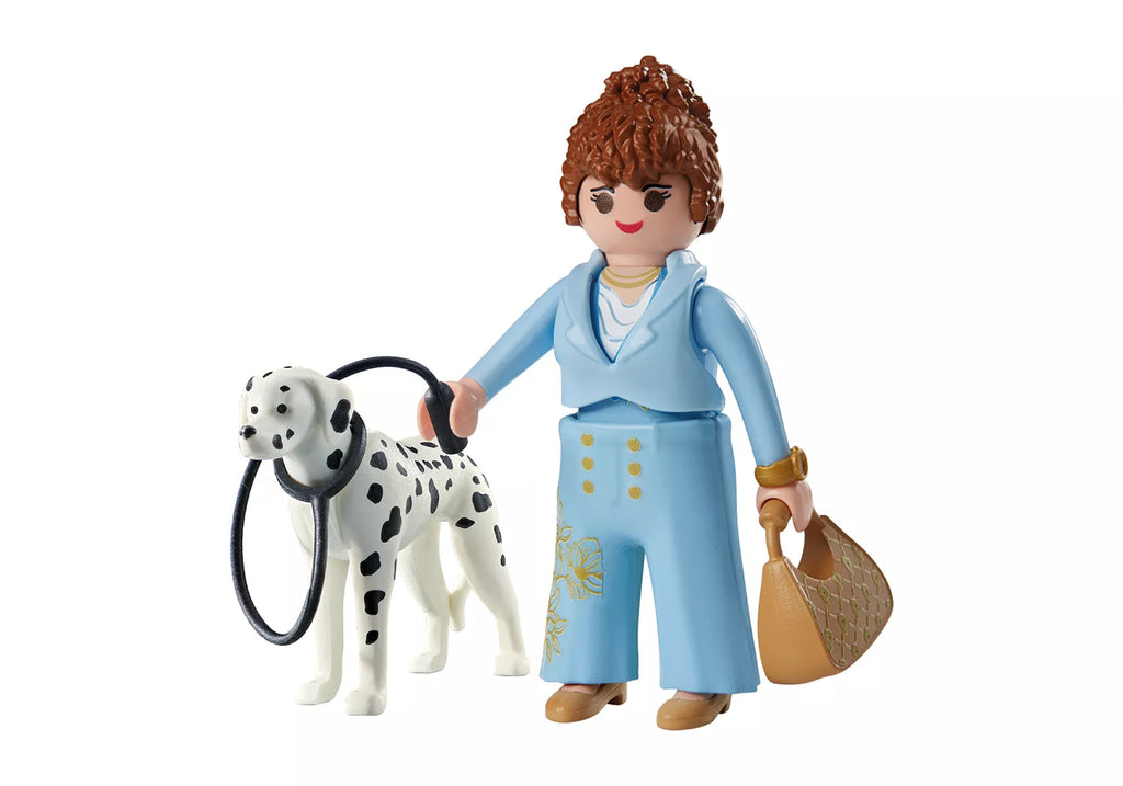 Playmobil Managerin mit Dalmatiner – Spaziergang mit Hund ab 4 Jahren