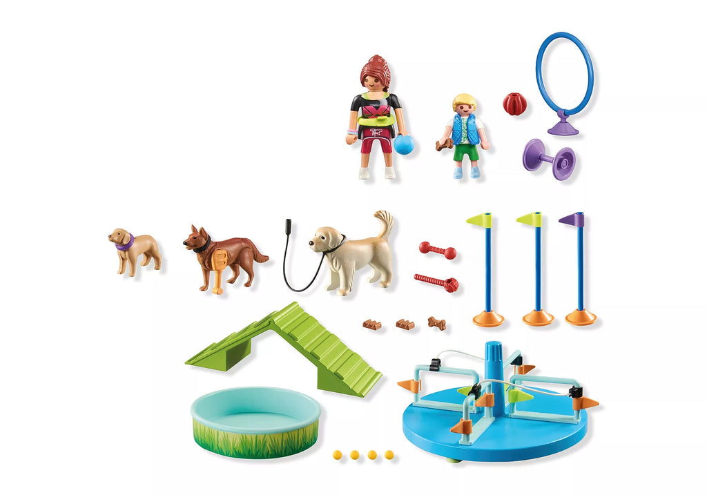 Playmobil Hundespielplatz – inklusives Set mit Karussell & Hunden ab 4