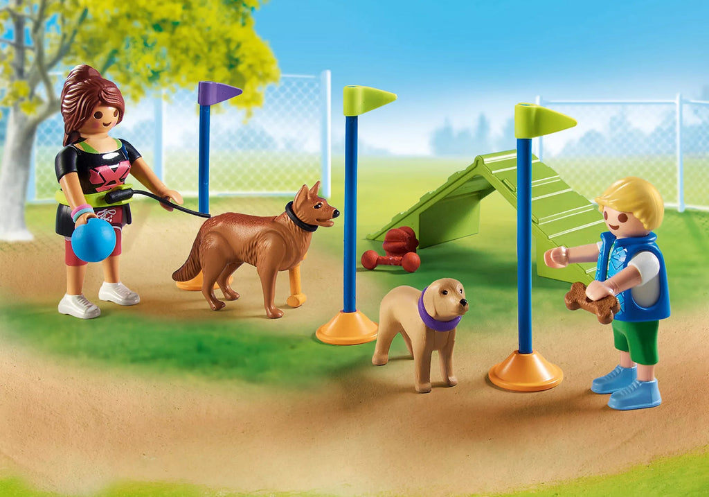 Playmobil Hundespielplatz – inklusives Set mit Karussell & Hunden ab 4