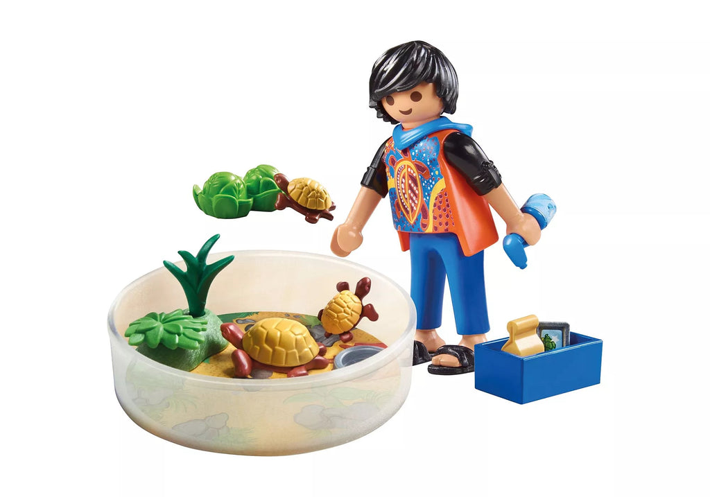 Playmobil Schildkröten-Terrarium – Set mit Tierpfleger & Schildkröten ab 4
