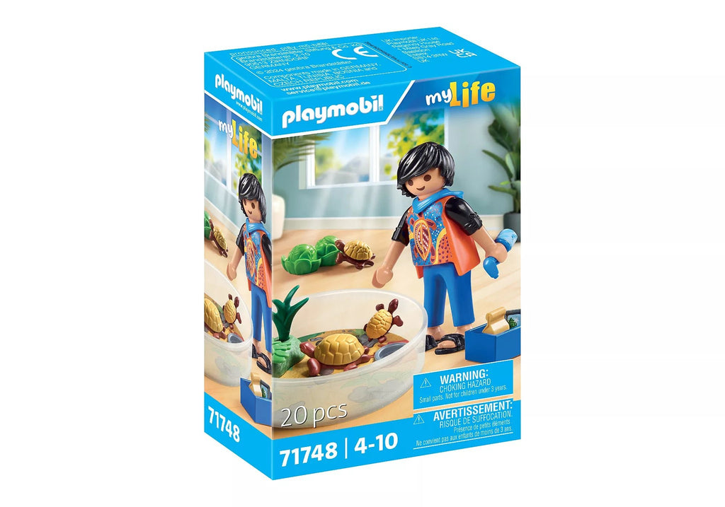 Playmobil Schildkröten-Terrarium – Set mit Tierpfleger & Schildkröten ab 4