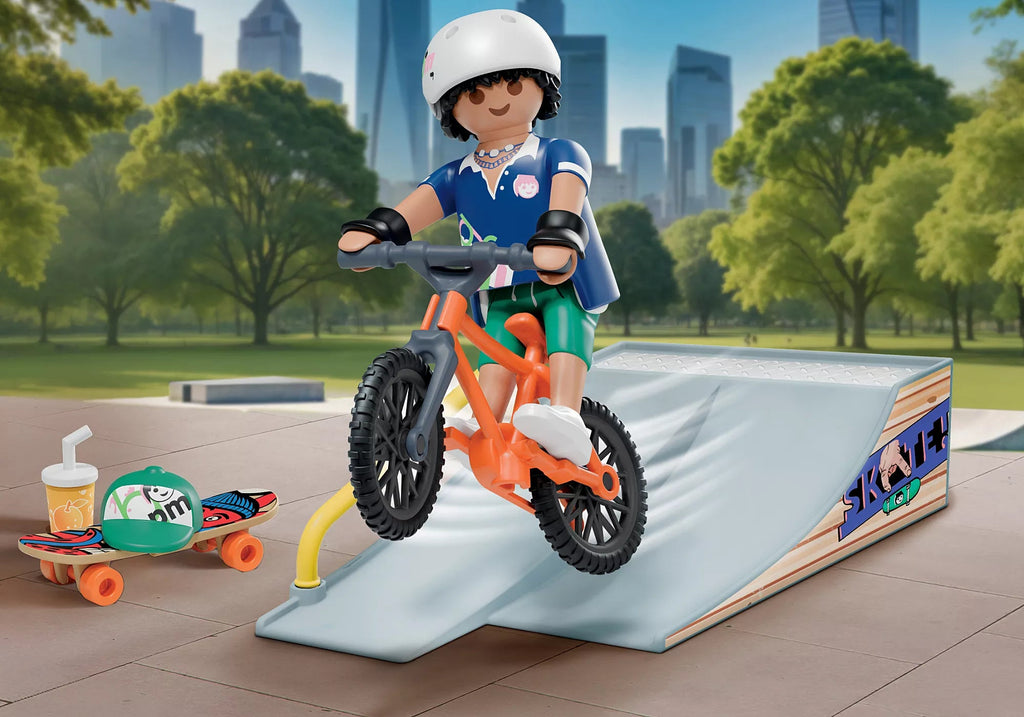 Playmobil Skateboarder mit Rampe und BMX ab 4 Jahren