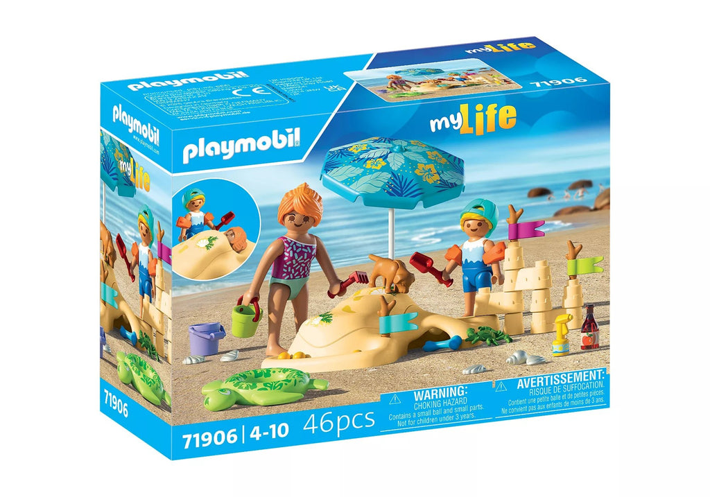 Strandspielset mit Hund, Krebs und Zubehör von PLAYMOBIL