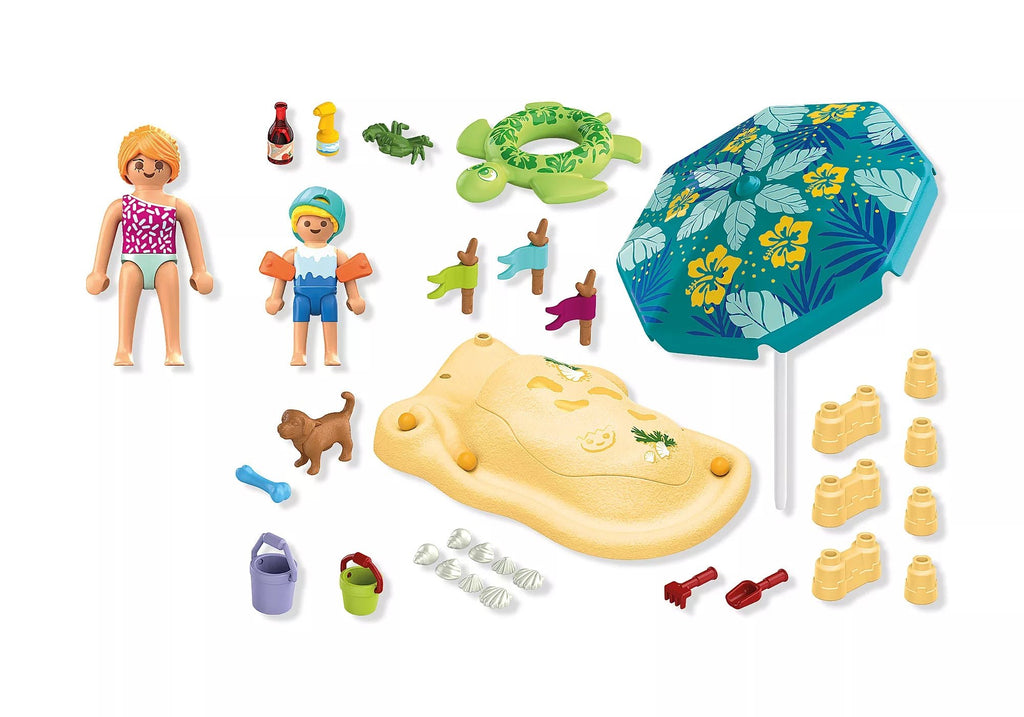 Familienspaß am Strand – Sandspielzeug-Set PLAYMOBIL