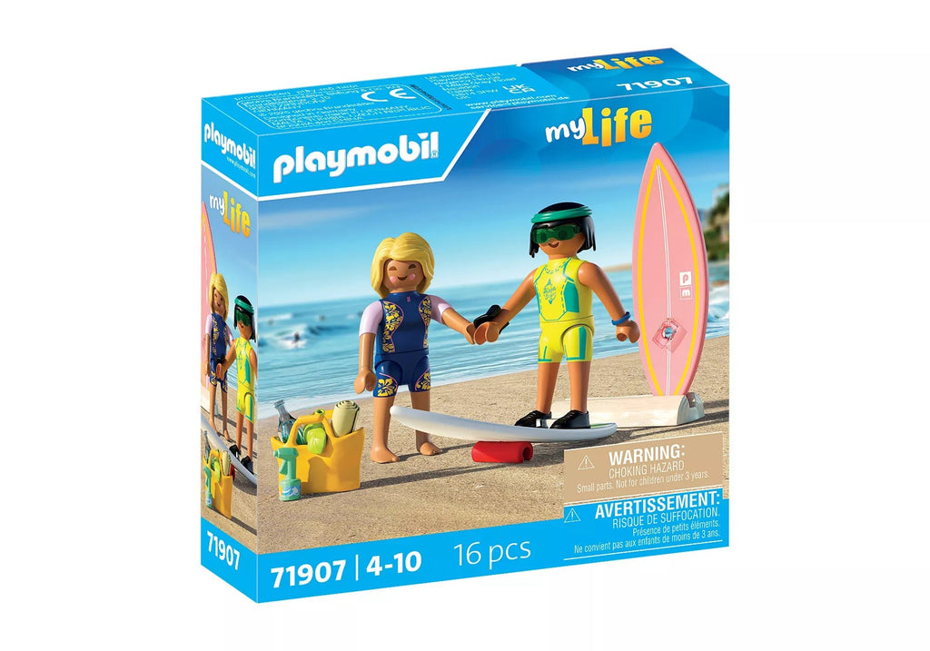 Surfschule PLAYMOBIL Set mit Figuren und Zubehör