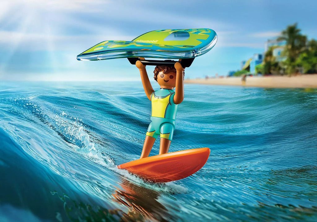 Playmobil Surf Set mit Figur, Wing und Foilboard