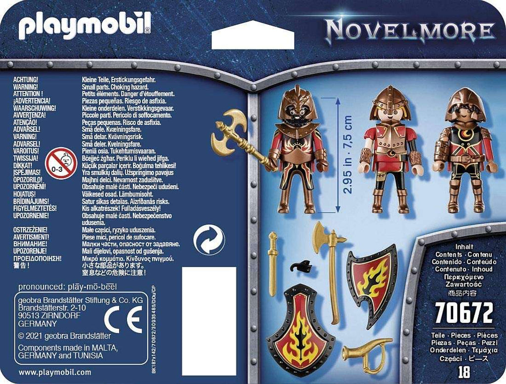 Playmobil®Novelmore - 3er Set Burnham Raiders - Playmobil