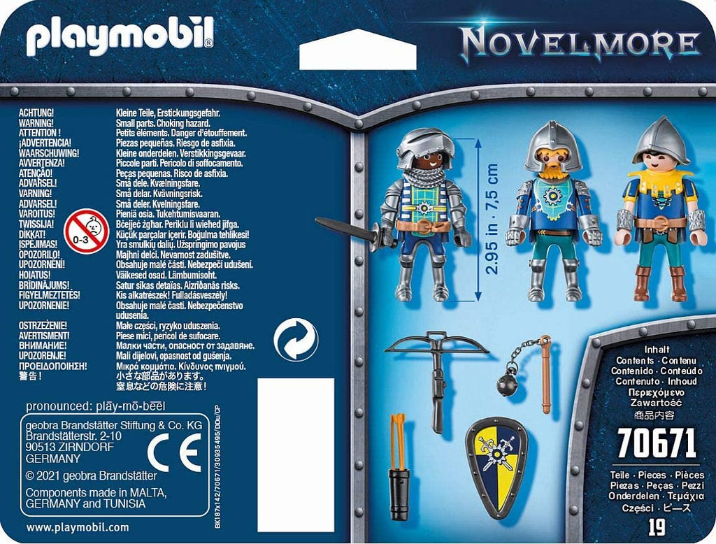 Playmobil®Novelmore - 3er Set Novelmore Ritter - Playmobil