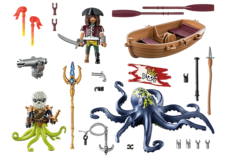 Playmobil®Pirates - Kampf gegen den Riesenoktopus - Playmobil